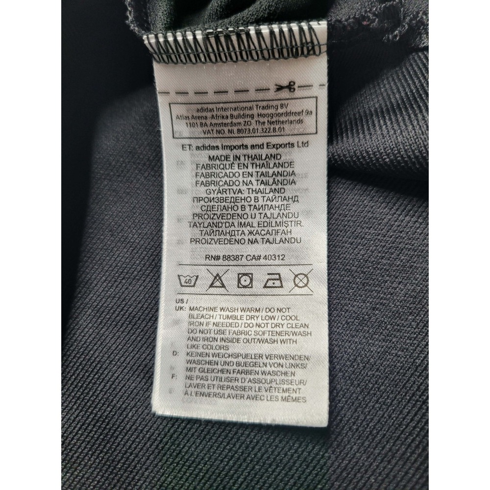 Adidas Clima Cool Univserity of Miami Hurricanes Black Polo Shirt Men's Small‎ - Picture 6 of 7